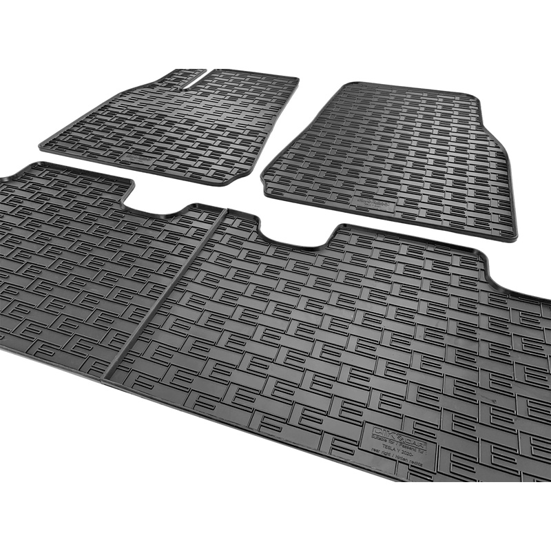 Rubber matten  Tesla Model Y 2020- (3-delig + montagesysteem)