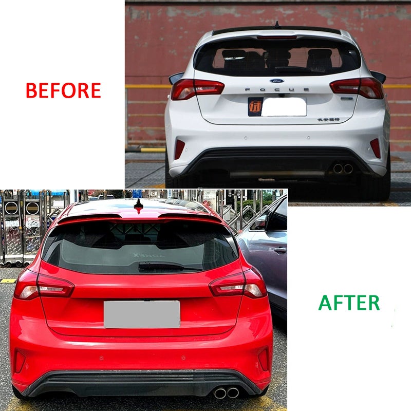 Dakspoiler (Spoiler Cap)  Ford Focus IV HB 5-deurs ST & ST-Line 2018- (ABS Glanzend zwart)