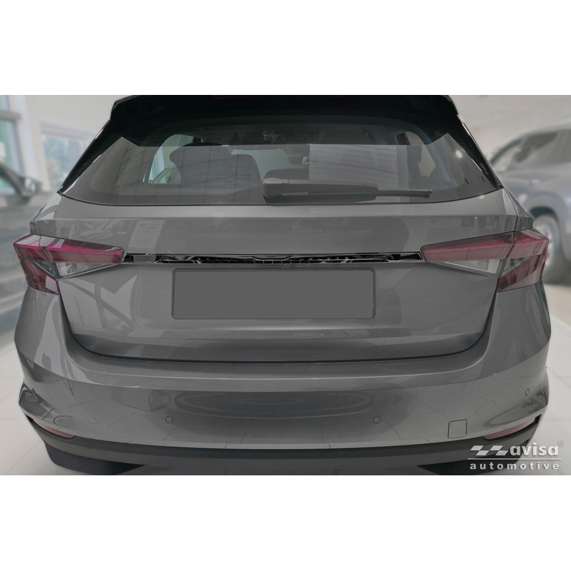 Avisa Zwart Chroom RVS Kofferbak Sierlijst  Skoda Fabia IV (PJ3) 2021-