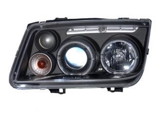 Faros VW Bora Angel Eyes negro