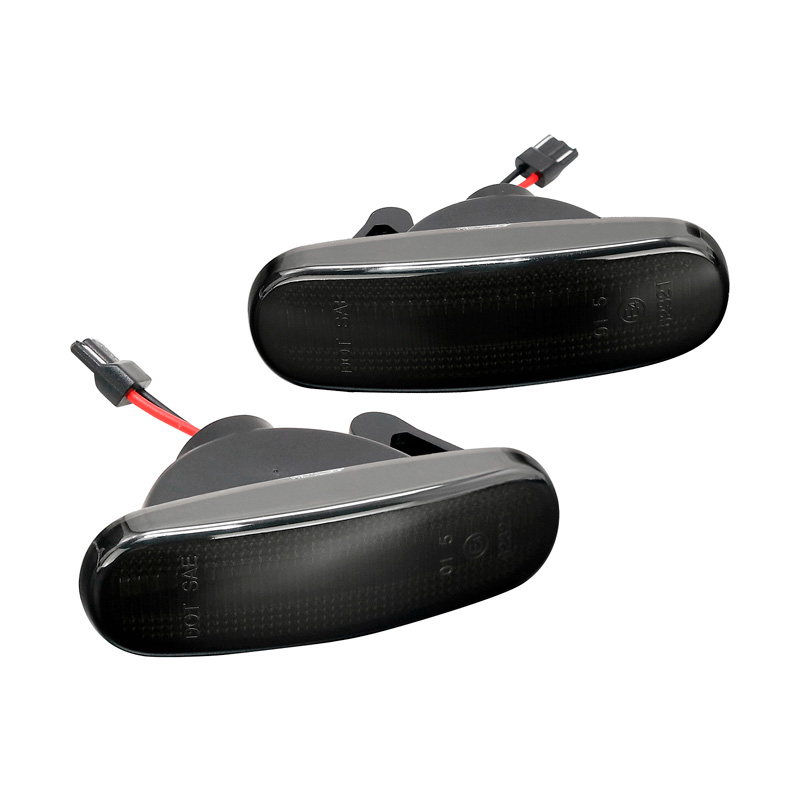 Set LED Zijknipperlichten  Abarth/Fiat diverse modellen - Rookgrijs- incl. Dynamic Running Light