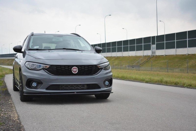 Voorspoiler Fiat Tipo S-Design Glanzend Zwart