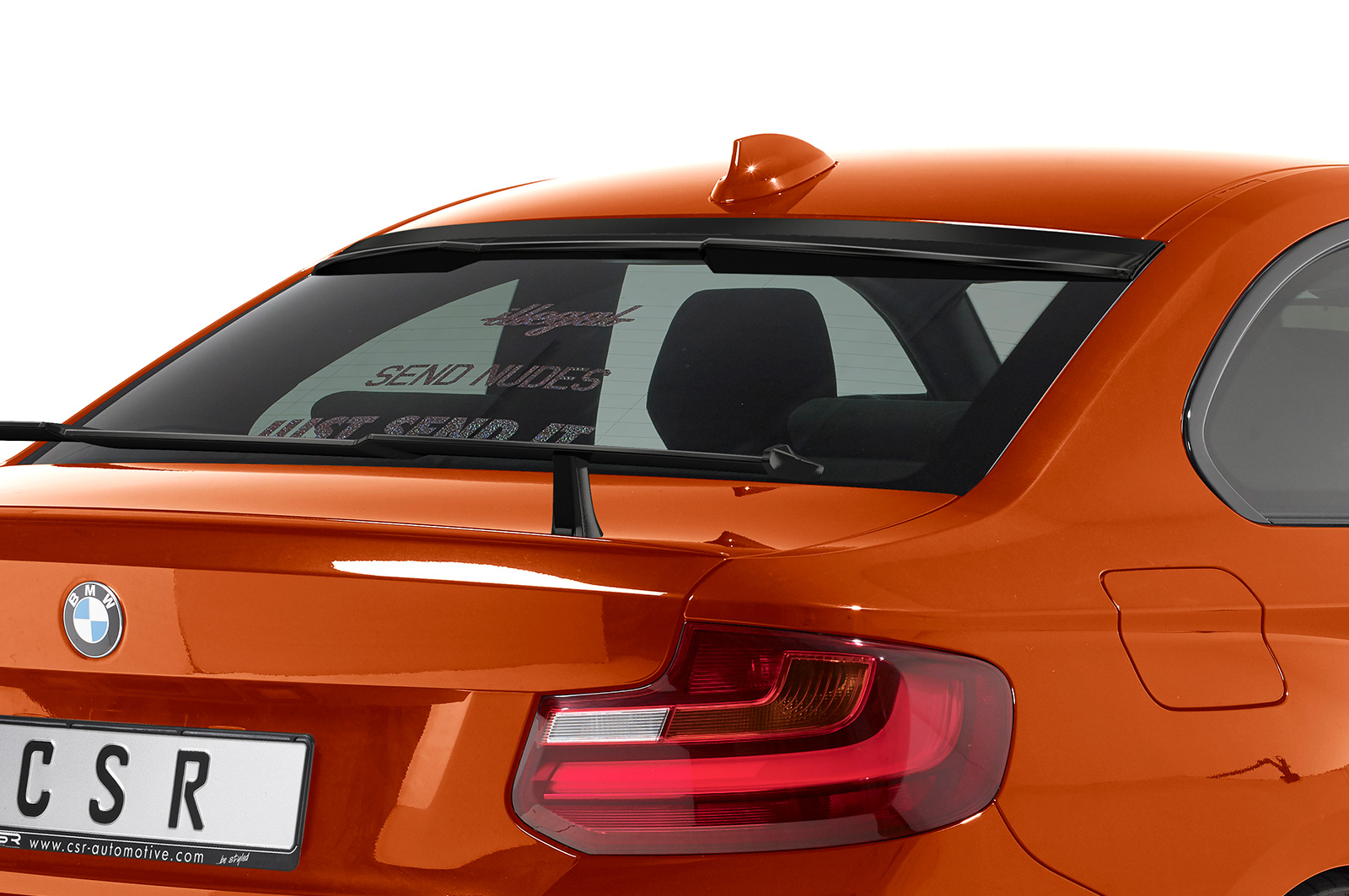 Spoiler BMW 2er (F22) Coupe CSR Glans Zwart
