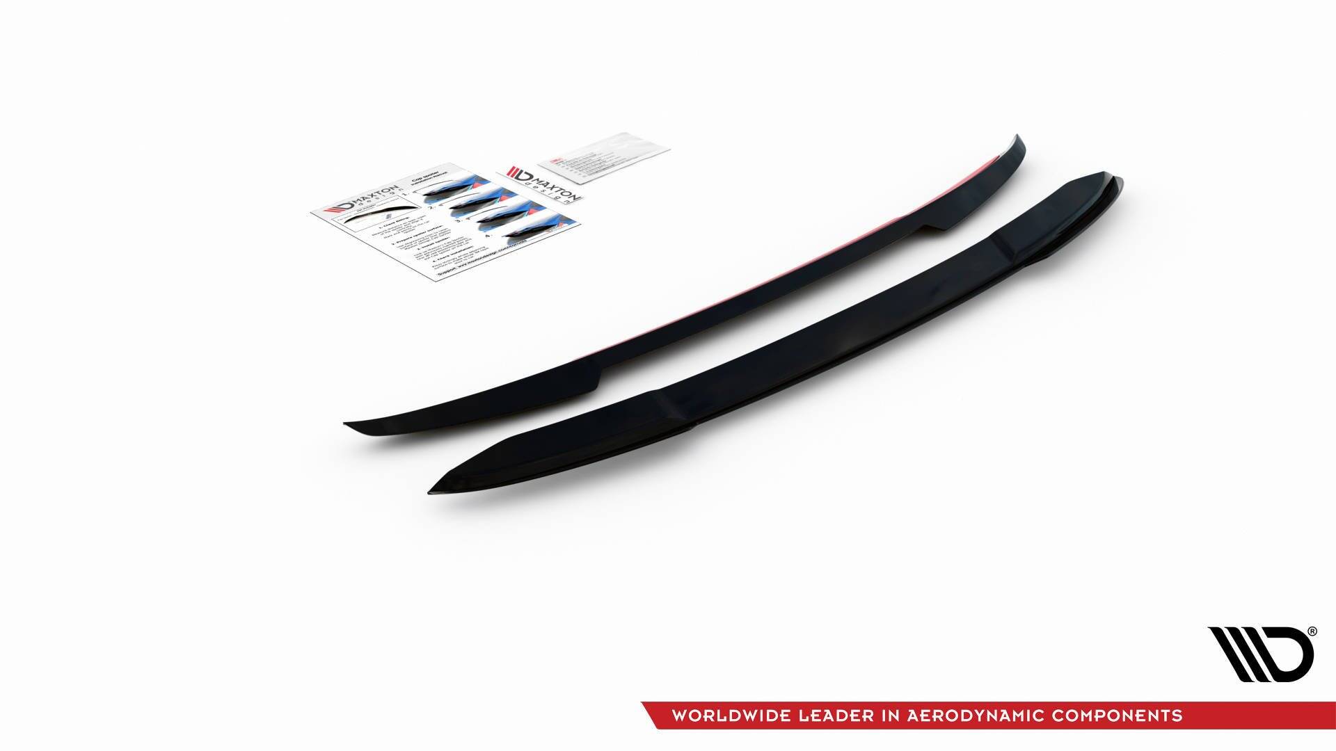 Bodykit Audi A4 S-Line B9 Facelift Maxton Glanzend zwart