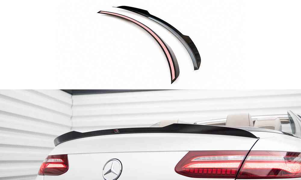 Spoiler Mercedes E Klasse Cabrio A238 Maxton Glans Zwart