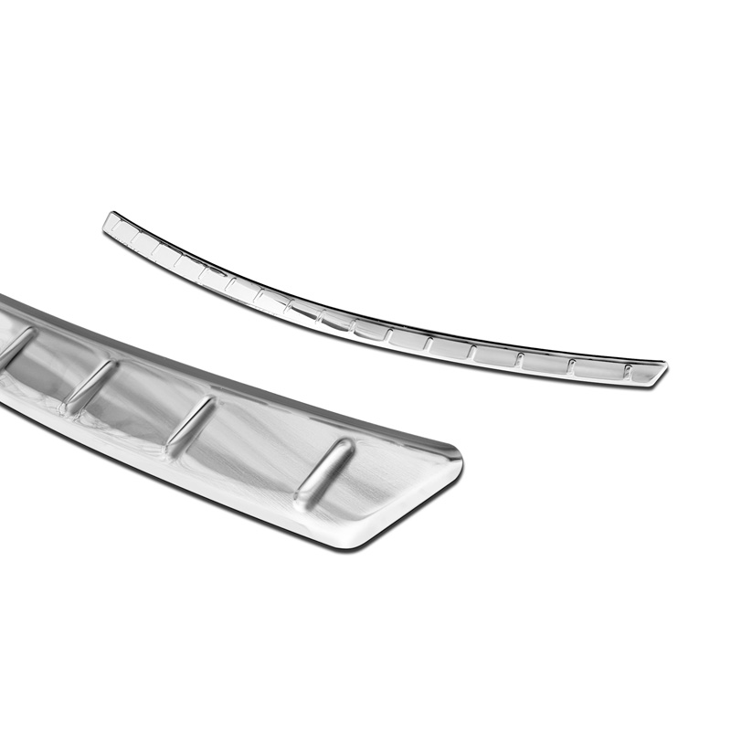 RVS Achterbumperprotector  Mercedes C-Klasse C205 Coupe AMG 2015-2021 'Ribs'