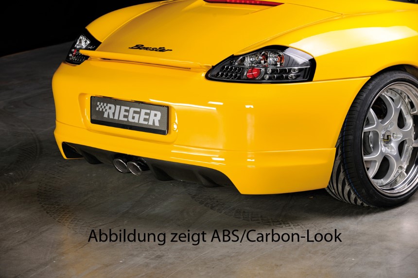 Diffuser Porsche Boxster dubble uitlaat Rieger