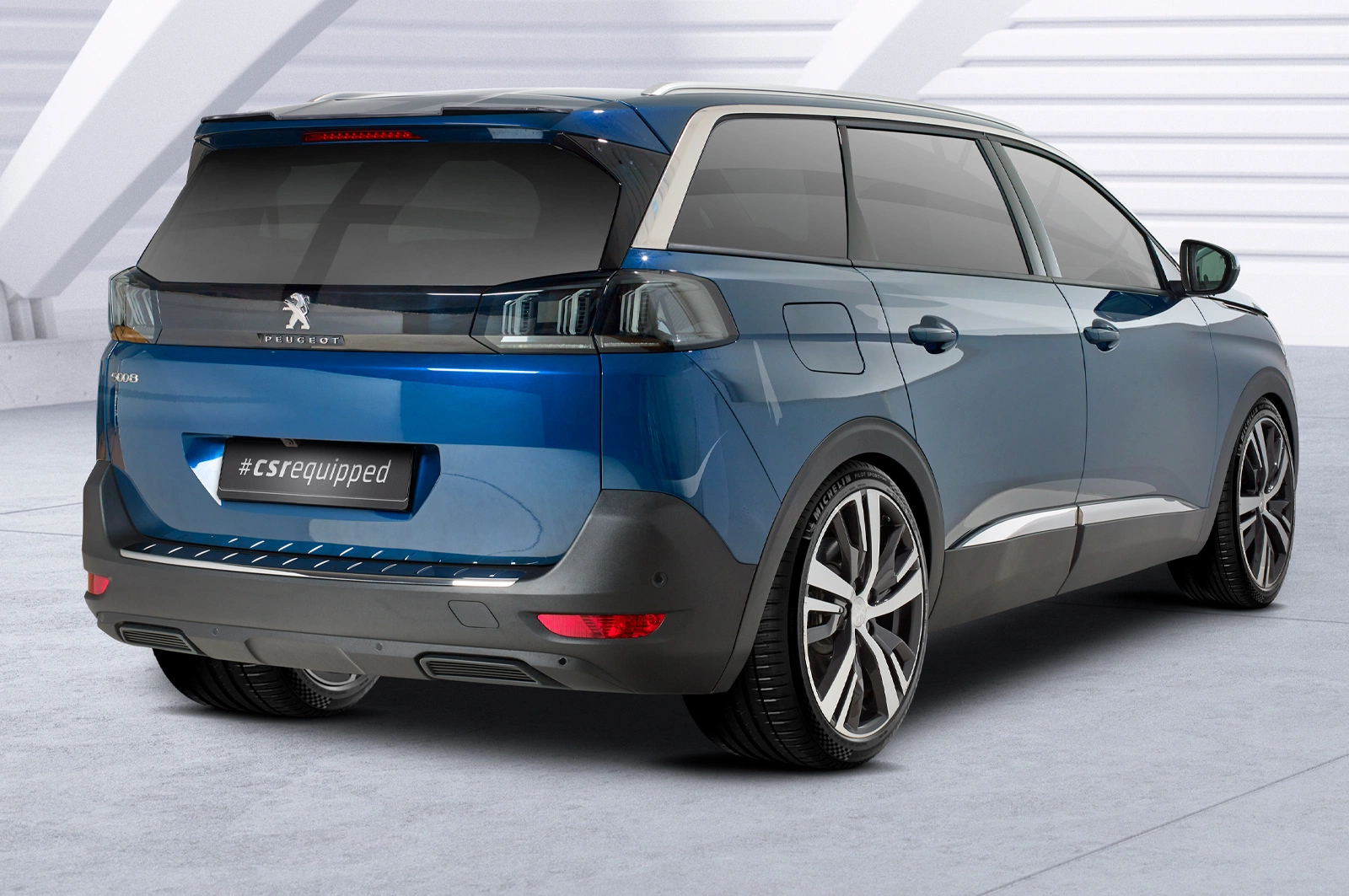 Achterspoiler Peugeot 5008 (2e Gen) Glans Zwart van CSR Automotive (2017-)