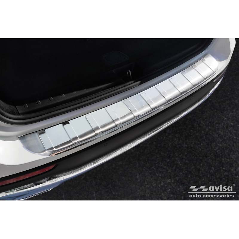 RVS Achterbumperprotector  Mercedes GLB (X247) incl. AMG 2019- 'Ribs'