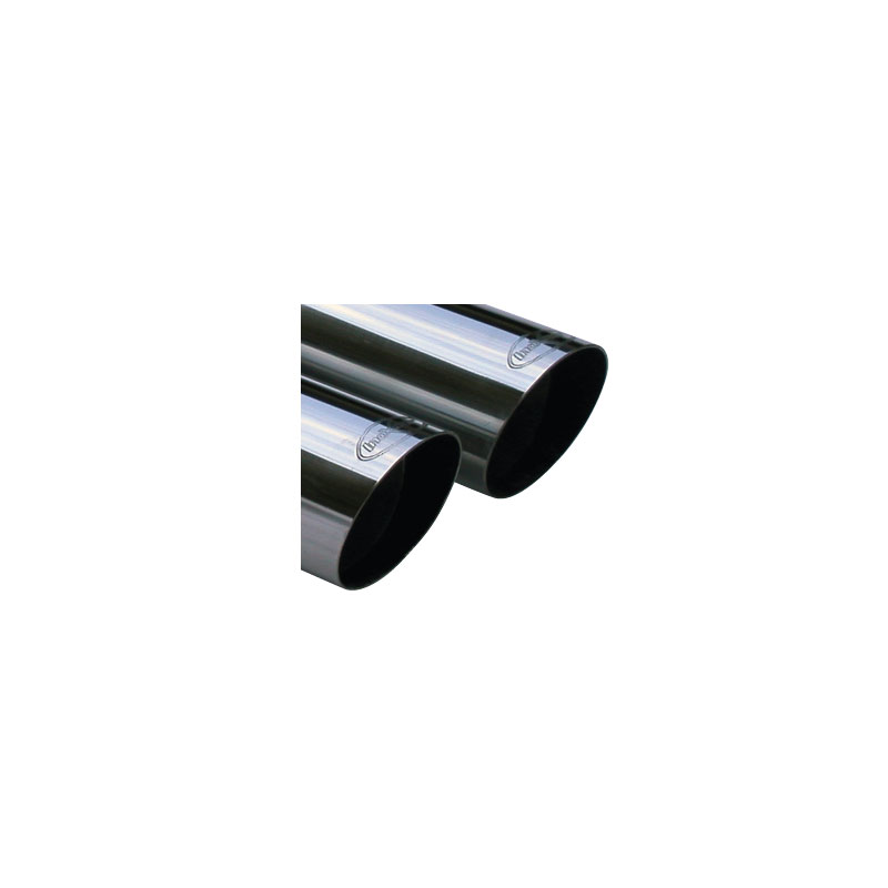 100% RVS Sportuitlaat  Volkswagen Golf V 2.0TDi 4-Motion (140pk) 2004- 2x80mm Racing