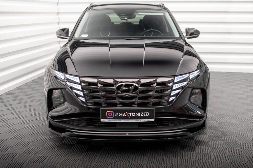 Voorspoiler V.2 Hyundai Tucson Mk4 2020 -  Maxton Glans Zwart
