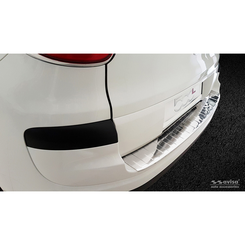 RVS Achterbumperprotector  Fiat 500L Facelift 2017- 'Ribs'