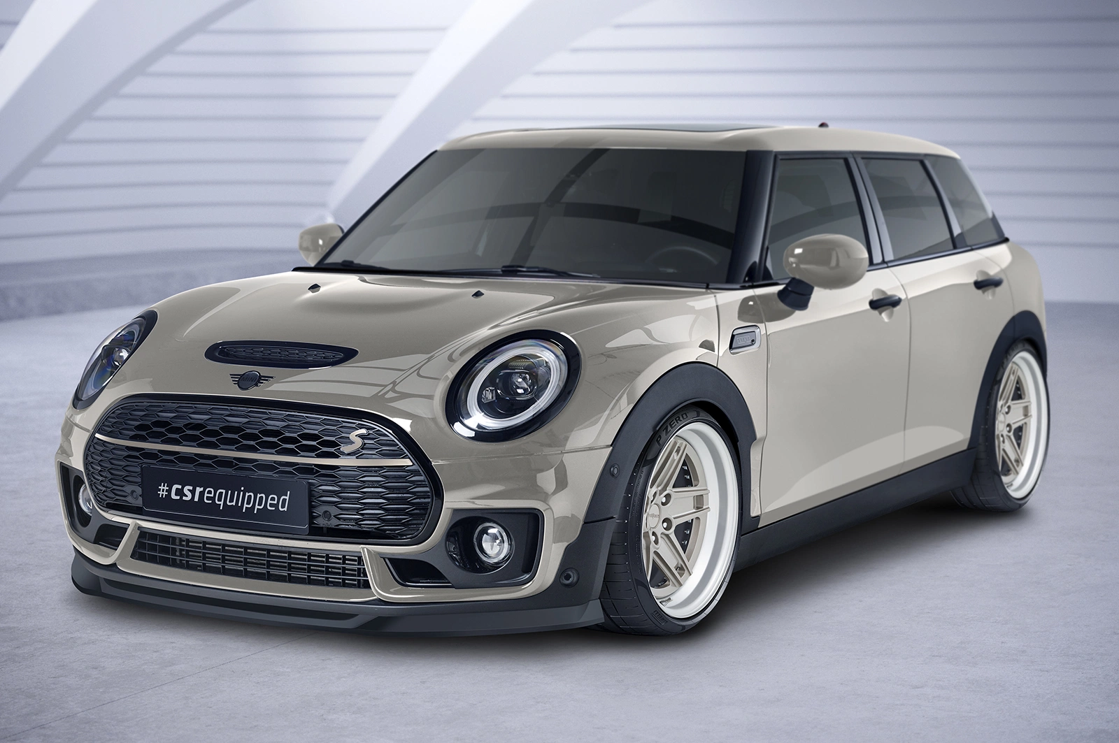 Voorspoiler Mini Clubman F54 Cooper S Glans Zwart (2015–)