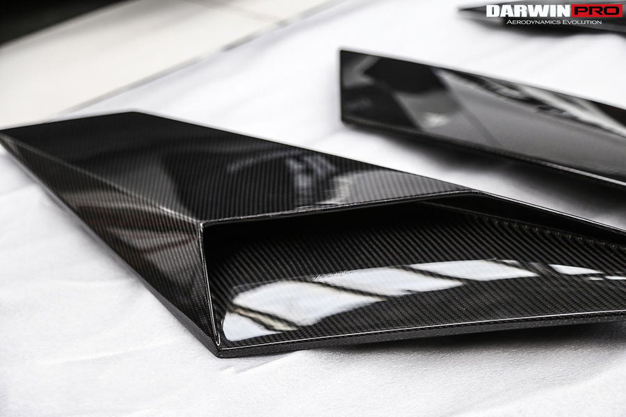 Lamborghini Aventador LP700 LP740 Coupe/Roadster BKSS Style Carbon Fiber Rear Side Scoops 2011-2016