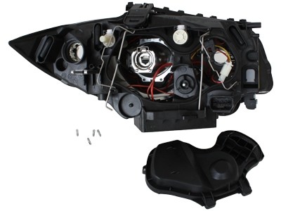 Faros BMW 1 Serie E87 Angel Eyes negro