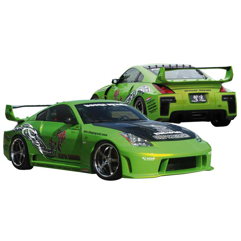 Chargespeed Breedbouwset 'Wide-Body'  Nissan 350Z Z33 'Super GT' (FRP)