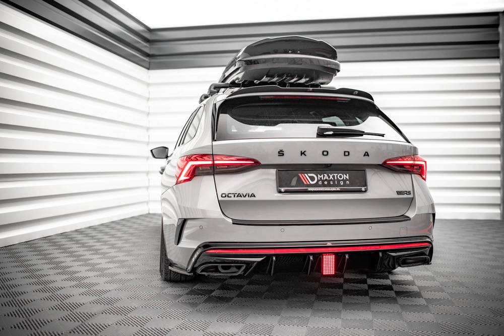 Diffuser Skoda Octavia RS MK4 Maxton Glans Zwart