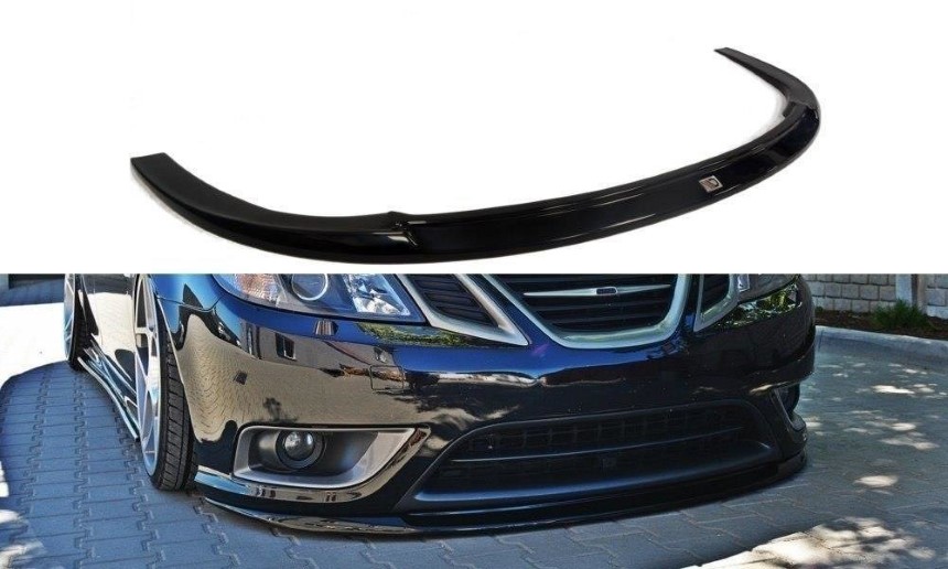 Voorspoiler Saab Turbo X Maxton Design glans zwart