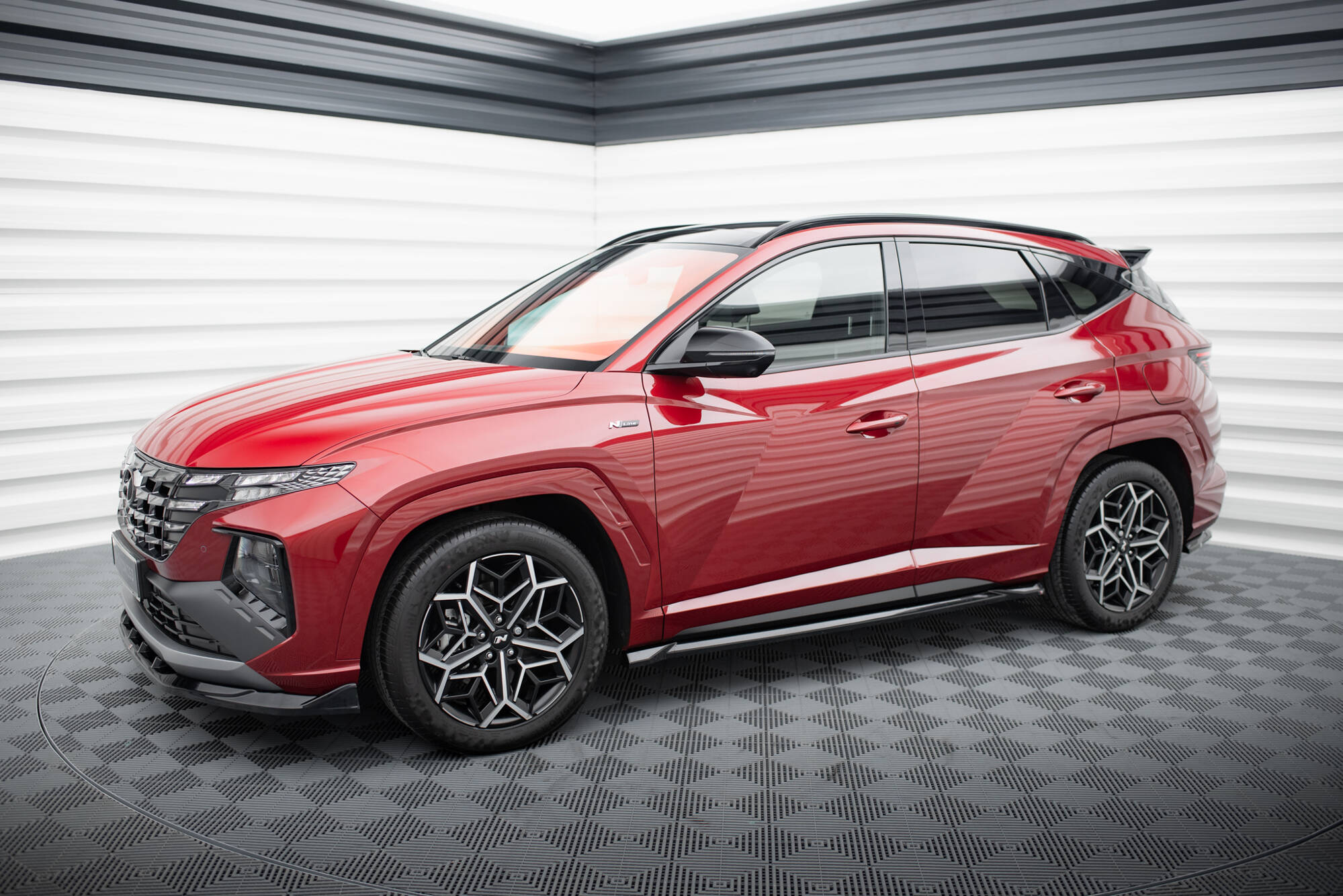 Bodykit Hyundai Tucson N-Line MK4 Maxton Glanzend zwart