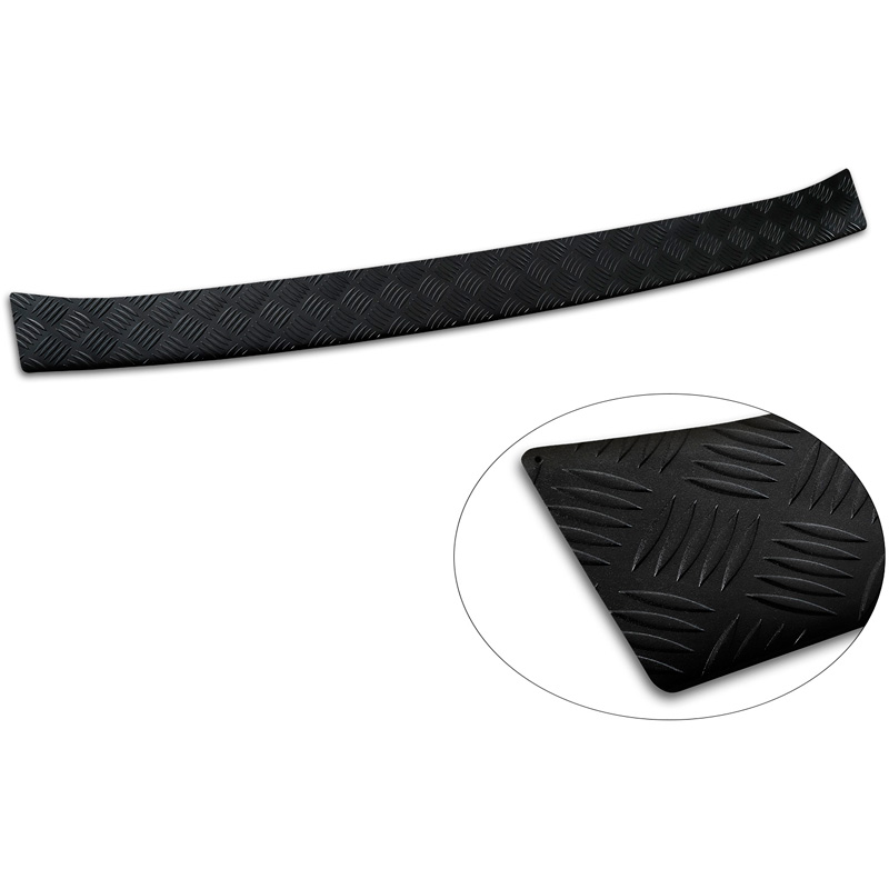 Avisa Matzwart Aluminium Achterbumperprotector  Renault Master IV 2024- 'Riffled Plate'