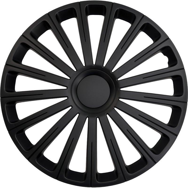 4-Delige Wieldoppenset Radical 14-inch zwart