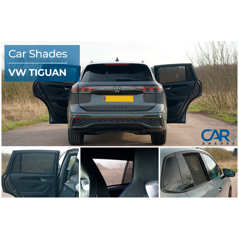 Set Car Shades (achterportieren)  Volkswagen Tiguan III (CT1) 2024- (2-delig)
