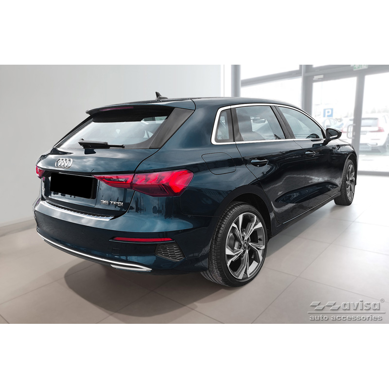 RVS Achterbumperprotector  Audi A3 (8Y) Sportback 2020- 'Ribs'