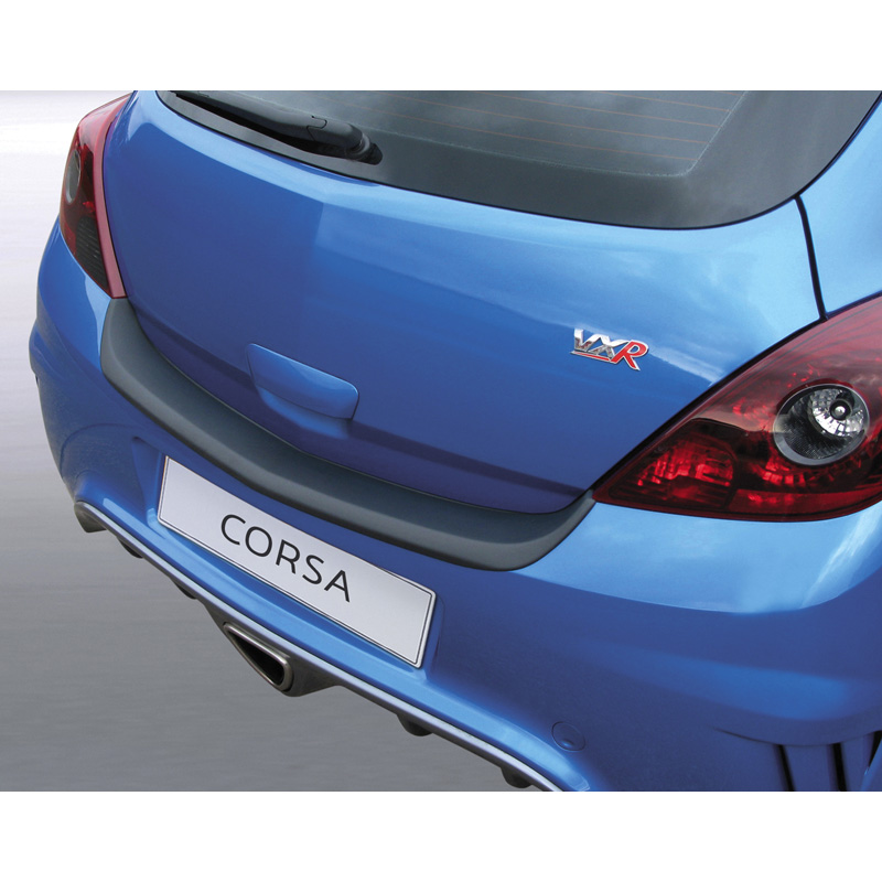 ABS Achterbumper beschermlijst  Opel Corsa D 3 deurs GSi/VXR/OPC Zwart