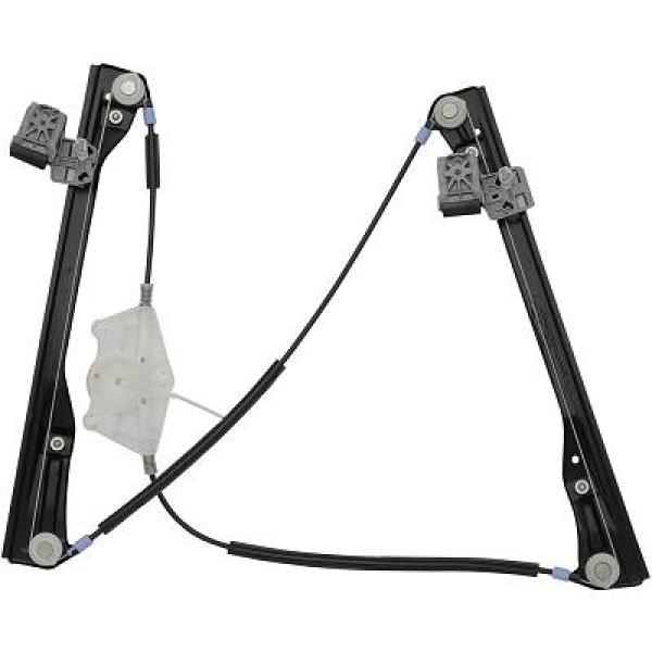 Achterdeur lijst links GOLF IV 98->> ZWART