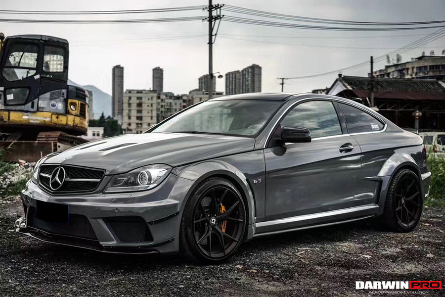 Mercedes Benz W204 C-Klasse Coupe BKSS Style Carbon Wide Full Body Kit 2012-2014