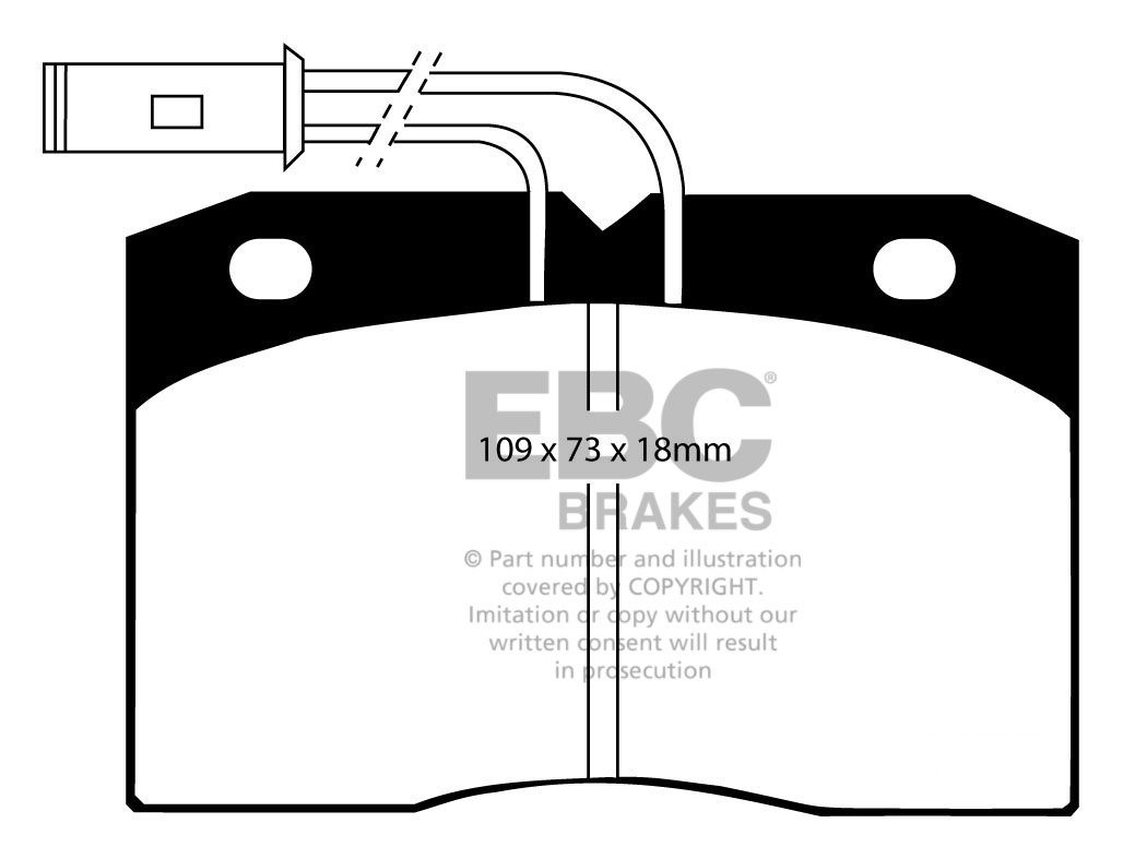 EBC Brakes IVECO BEDRIJFSWAGEN Daily (82-90) 28.8 86-90 Remblokk