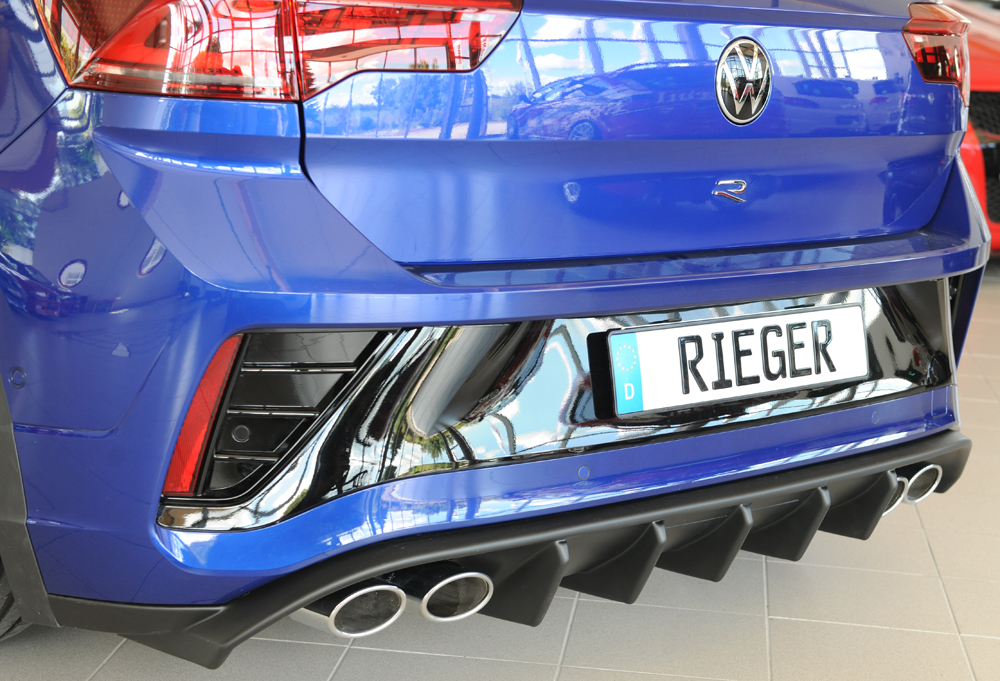 Achterdiffuser (for cars with hitch) VW T-Roc R (A1): 01.2022