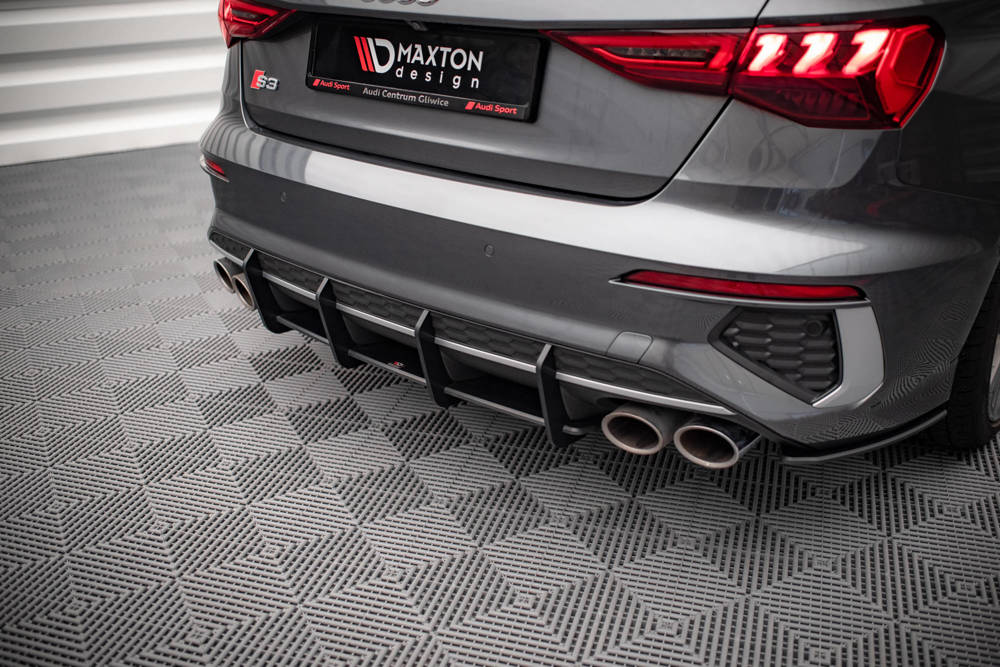 Street Pro Diffuser met Canards Audi S3 8Y Limousine