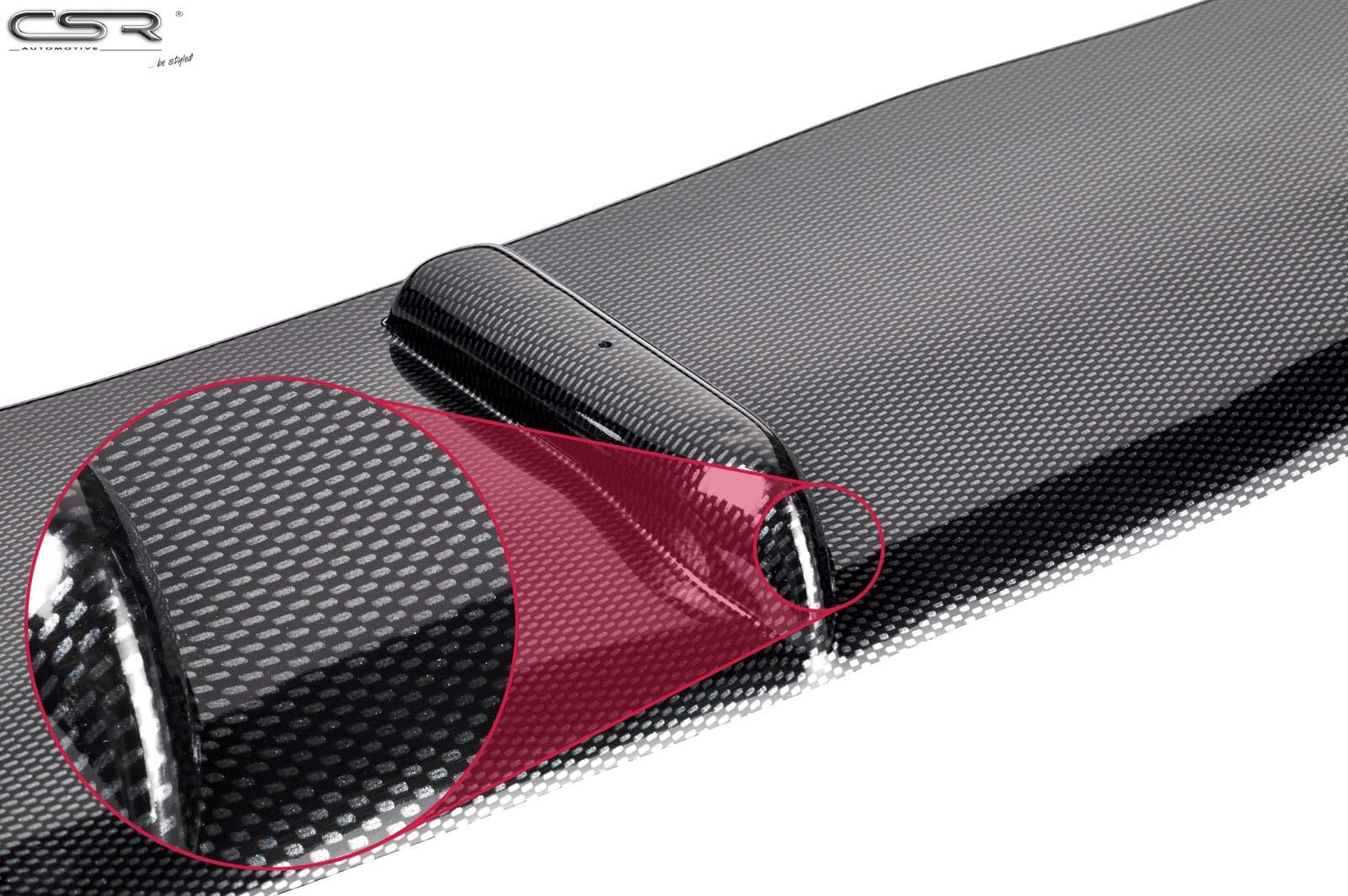 Voorspoiler Volkswagen Scirocco R-Line CSR Carbon Look