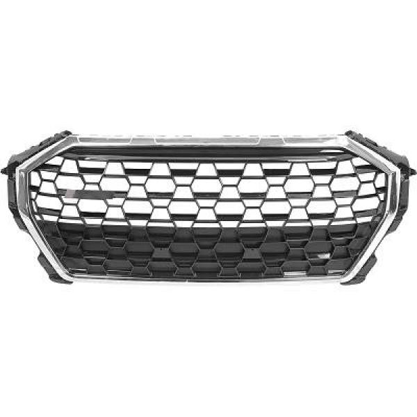 Grill Audi Q3 F3 18- RS look Zilver