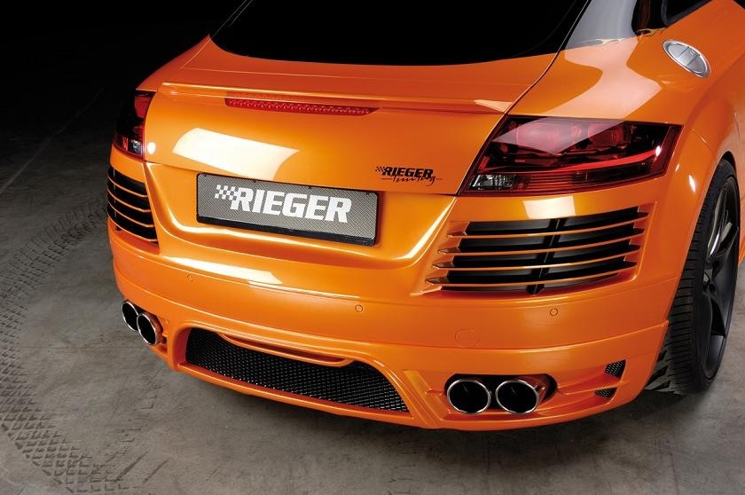 Achteraanzet Audi TT 09.06- Rieger dubbele uitlaat links/rechts