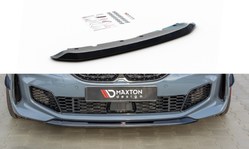 Voorspoiler BMW 1 Serie F40 M-Pack/ M135i Glans Zwart V2