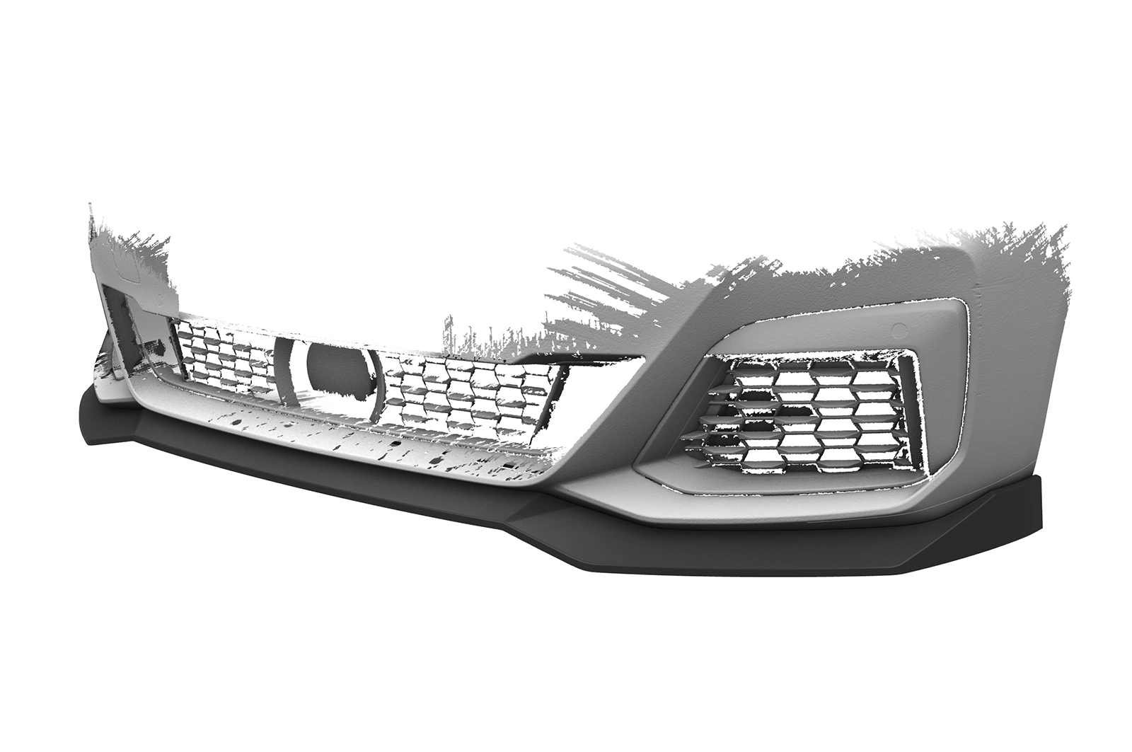 Voorspoiler BMW 5er G30/G31 M-Paket LCI Glans Zwart – CSR Design (07/2020-)