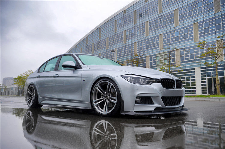 BMW 3 Series F30/F35 M-Tech GV Carbon Fiber Voorspoiler Caps 2011-2019