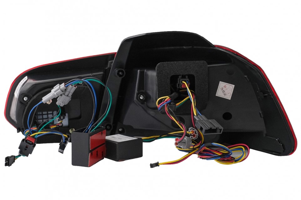Taillights led VW Golf VI 10/08- R-look red/Smoke