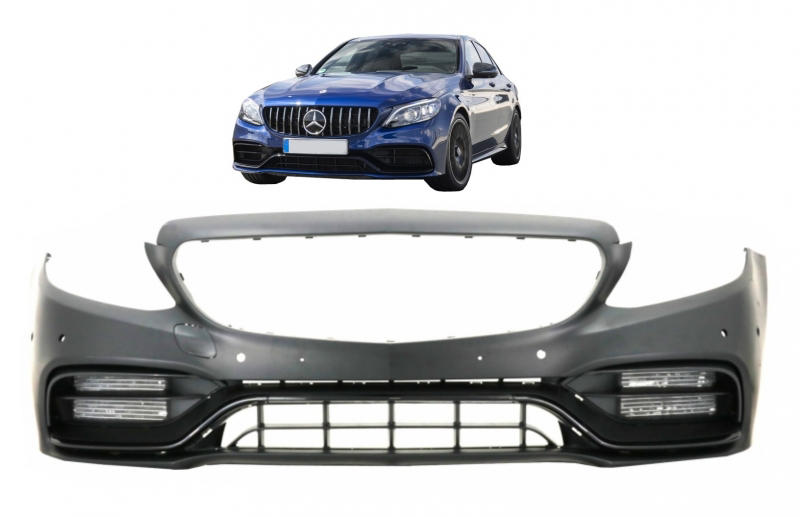 Voorbumper Mercedes W205 S205 C63 AMG Facelift  look