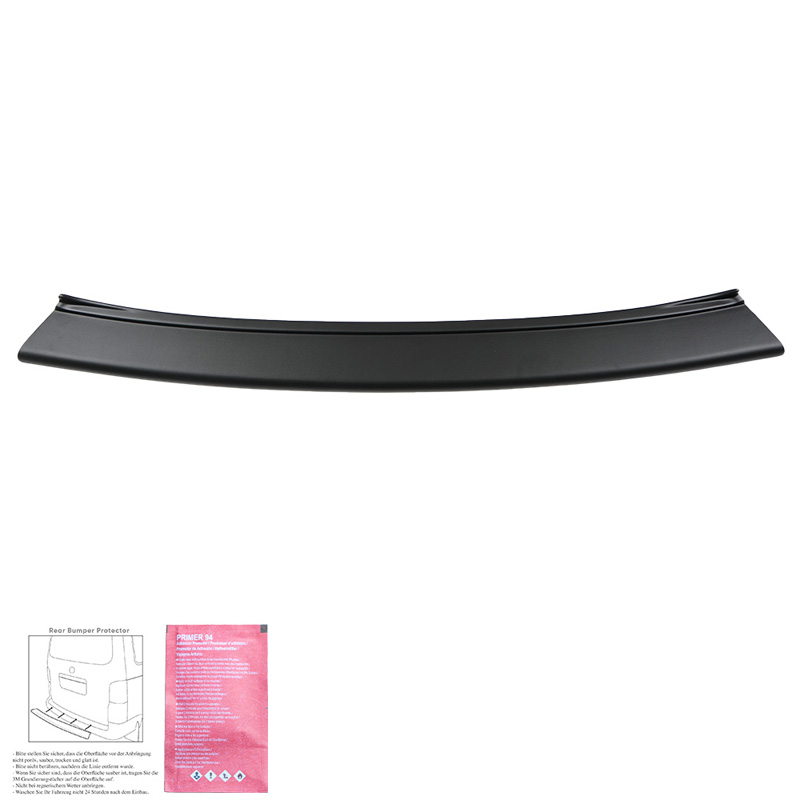 Achterbumper beschermlijst  Volkswagen Transporter T5.1 2010-2015 - Matzwart