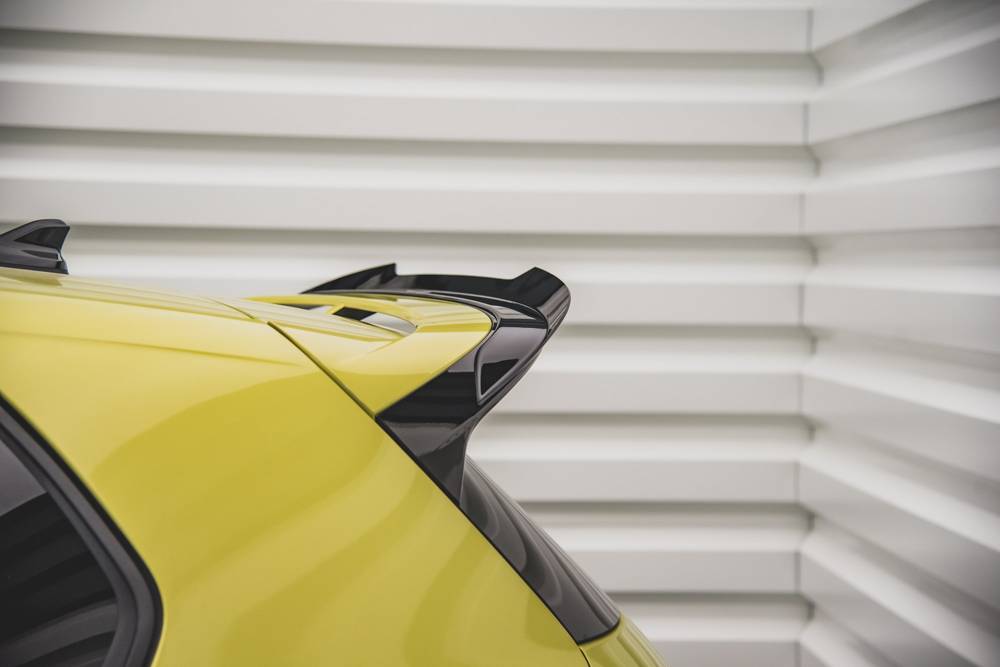 Spoiler V.1 Volkswagen Golf 8 R / GTI Clubsport Maxton Glans Zwart