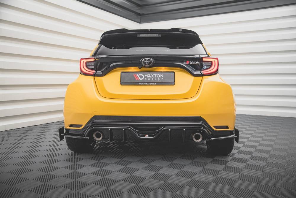 Zijdiffuser met Canards Toyota GR Yaris MK4 Maxton Glans Zwart