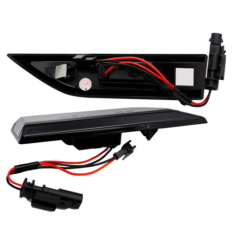 Set LED Zijknipperlichten  Volkswagen Caddy IV 2015-2020 - Rookgrijs- incl. Dynamic Running Light