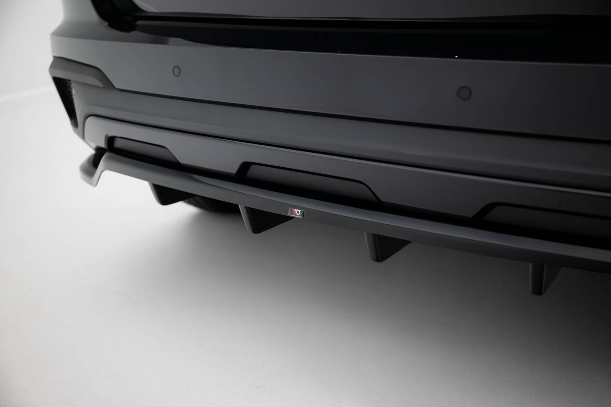 Achter Diffuser Skoda Kamiq Monte Carlo MK1 Facelift Maxton Glanzend zwart