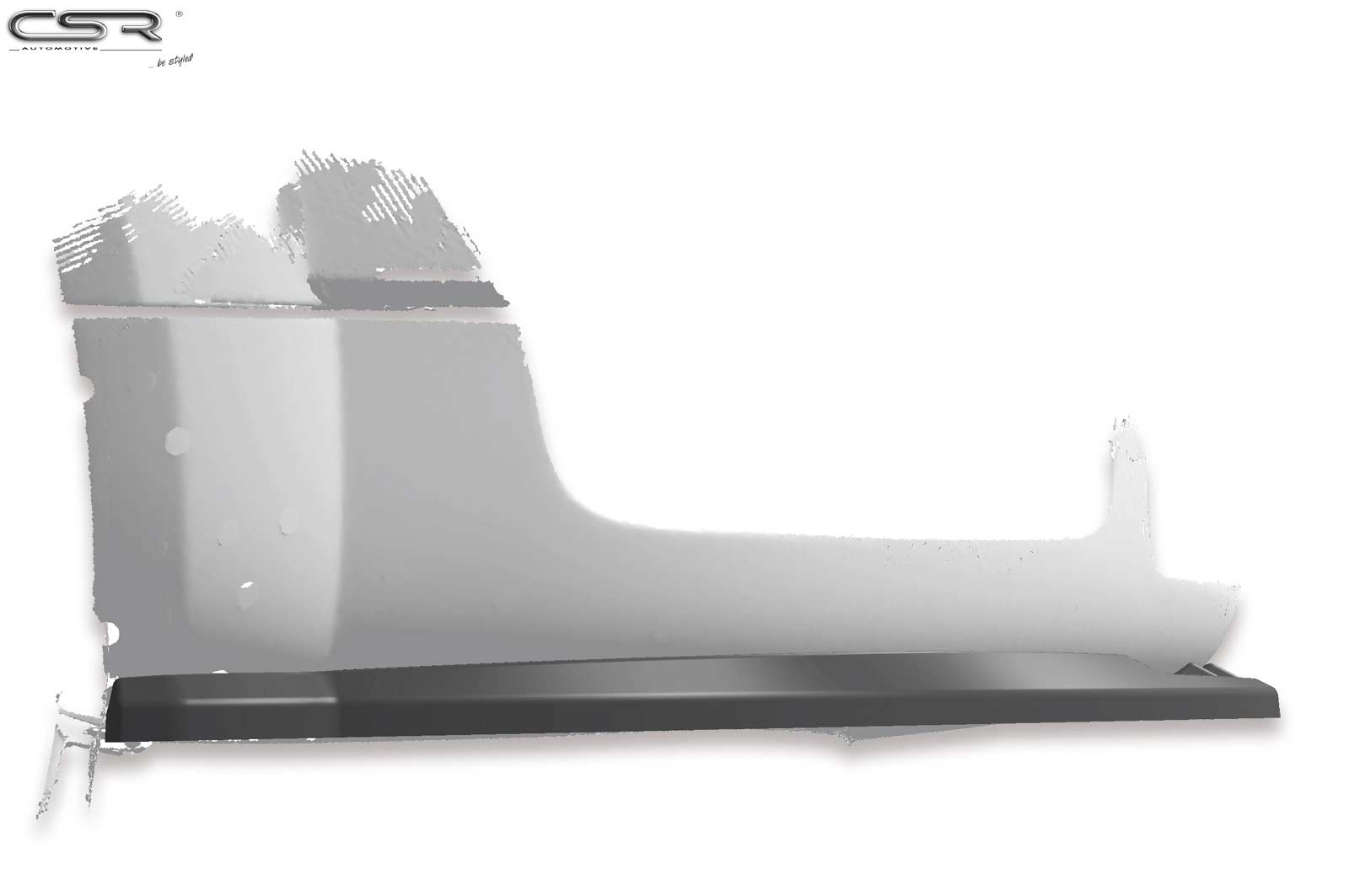 Voorspoiler Audi TT 8N Glans Zwart – 1998–2006
