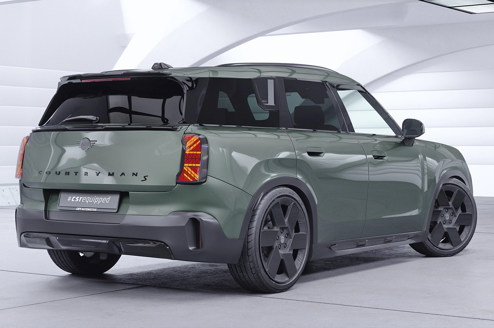 Achterspoiler Mini Countryman III (U25) glans zwart