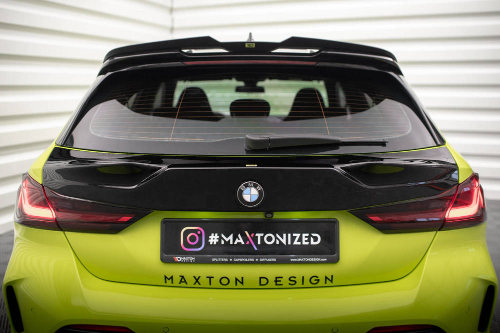 Spoiler BMW 1 F40 M Pakket & M135i Maxton Glans Zwart