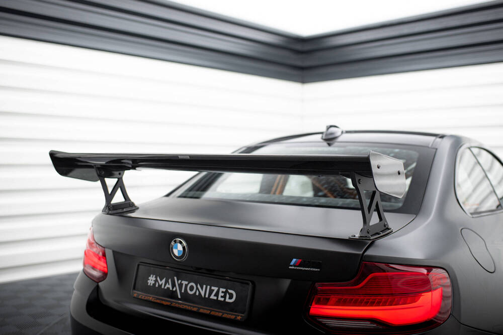 Carbon Spoiler Met Externe Brackets Uprights BMW M2 F87
